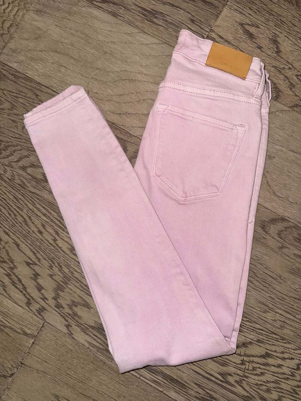 Dear John Gisele Skinny Pink Lilac Jeans Size 25